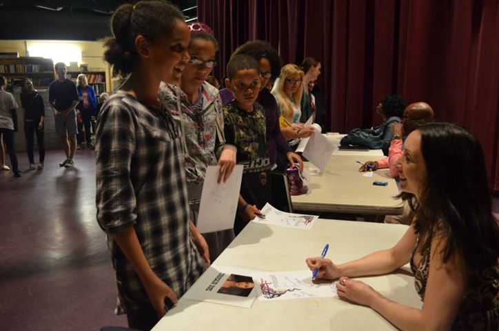 Natascia Diaz Signing Autographs